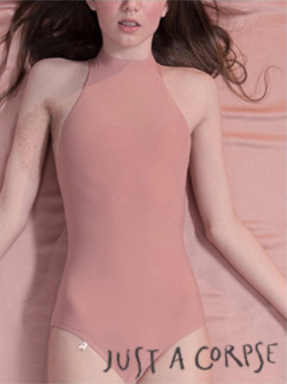 [Ballet] JAC Just A Corpse Choker Leotard in Blush, Size M